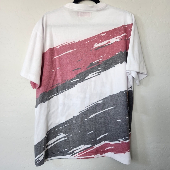 NWT Large Chicago Bulls Nostalgia Co Tee Shirt Michelle and Ness - Picture 7 of 9